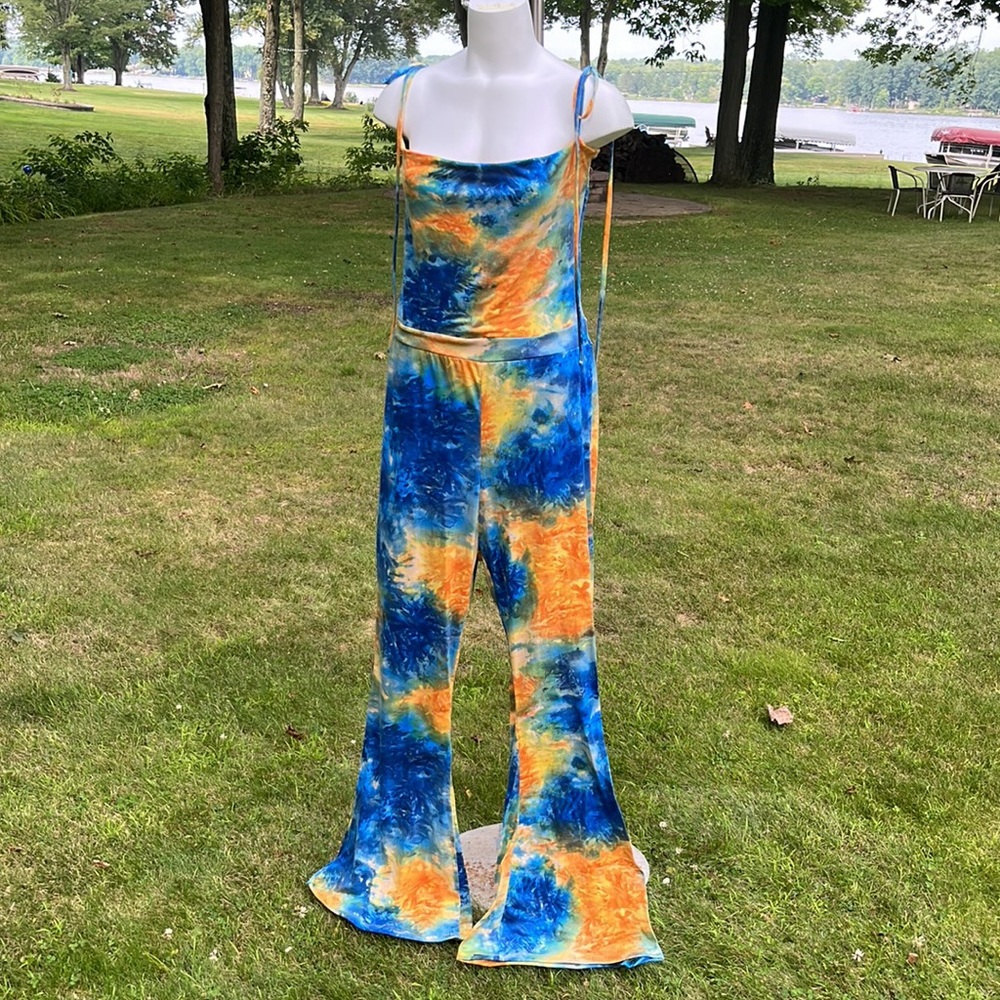NWT Rebdolls tie dye jumpsuit 3X